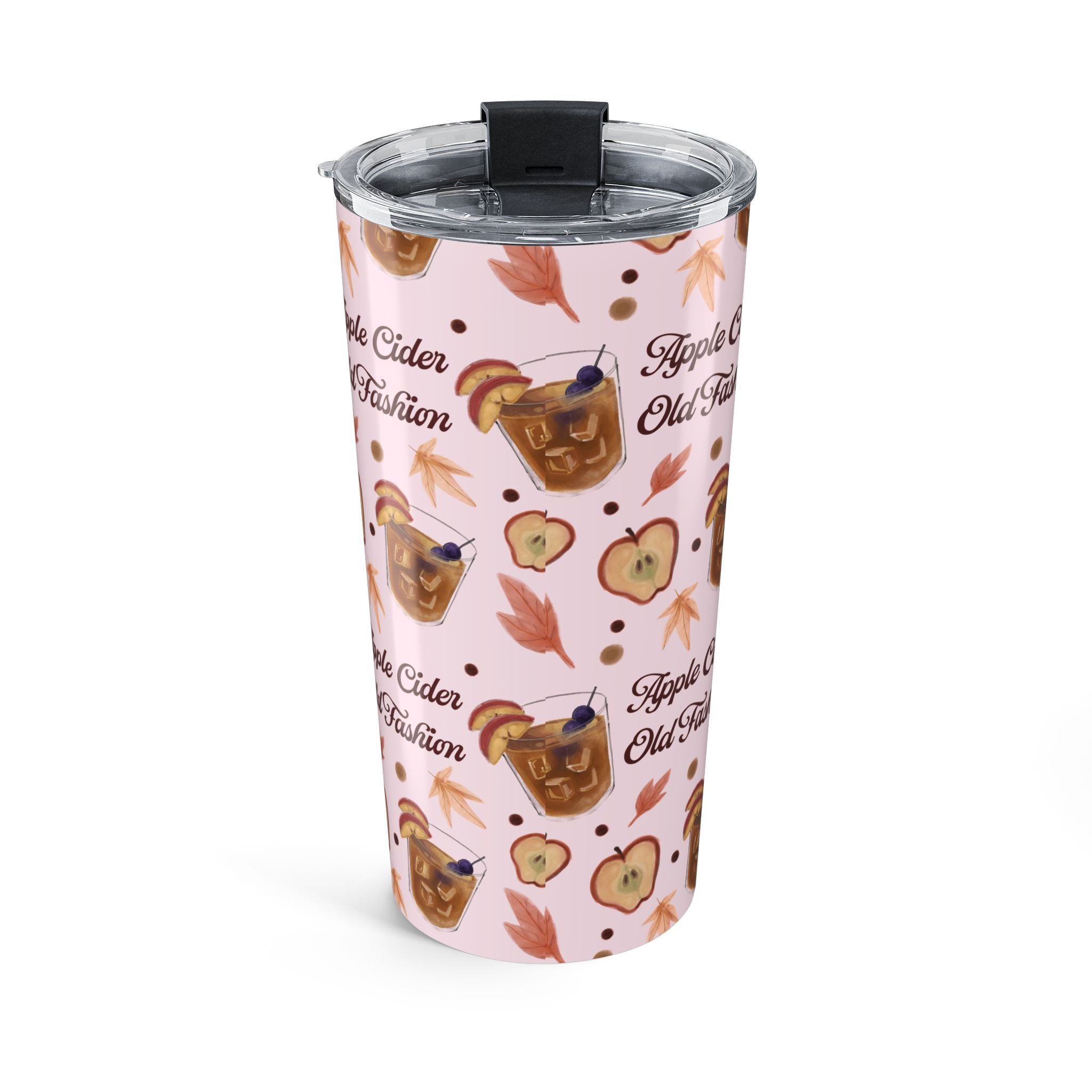 Apple Cider Old Fashioned 20oz Tumbler — Light Pink Apple Cider Collection Inspired Design