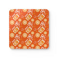 Orange Fruit Brunch Corkwood Coaster Set (4-Pack) – Orange Fruit Brunch Collection Inspired Design