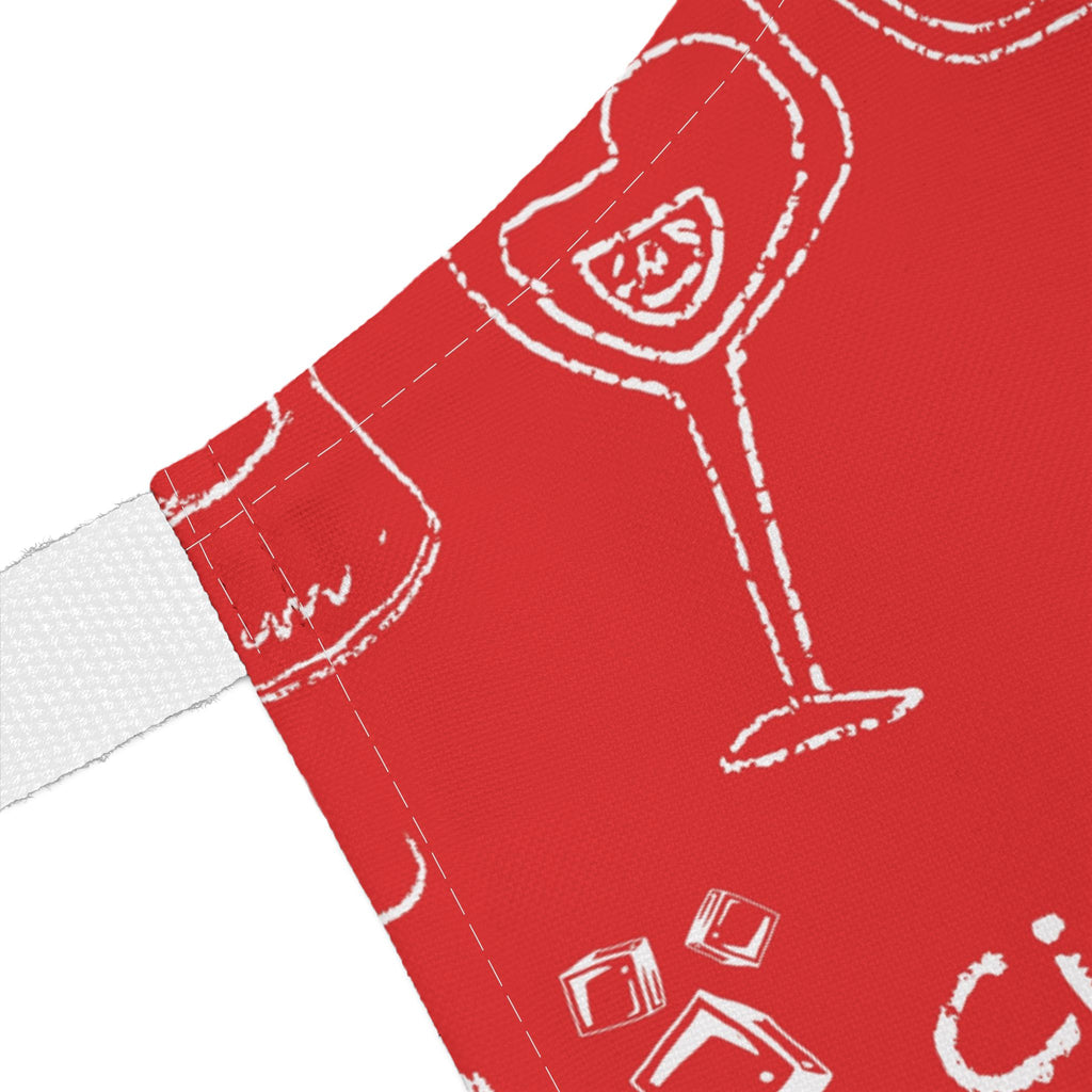 Cin Cin Apron - Red Cin Cin Collection Inspired Design