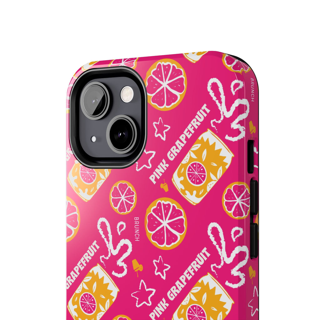 Pink Grapefruit Fruit CollectionTough Phone Case — Pink Aperol Inspired Design