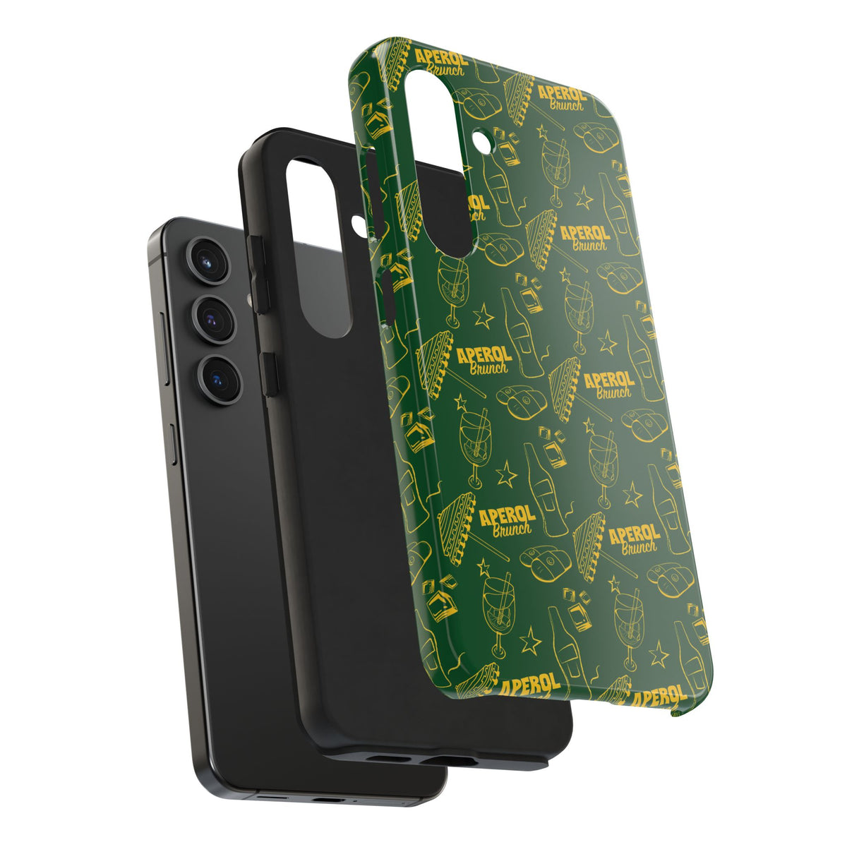 Aperol Brunch Tough Phone Case — Green Aperol Inspired Cover