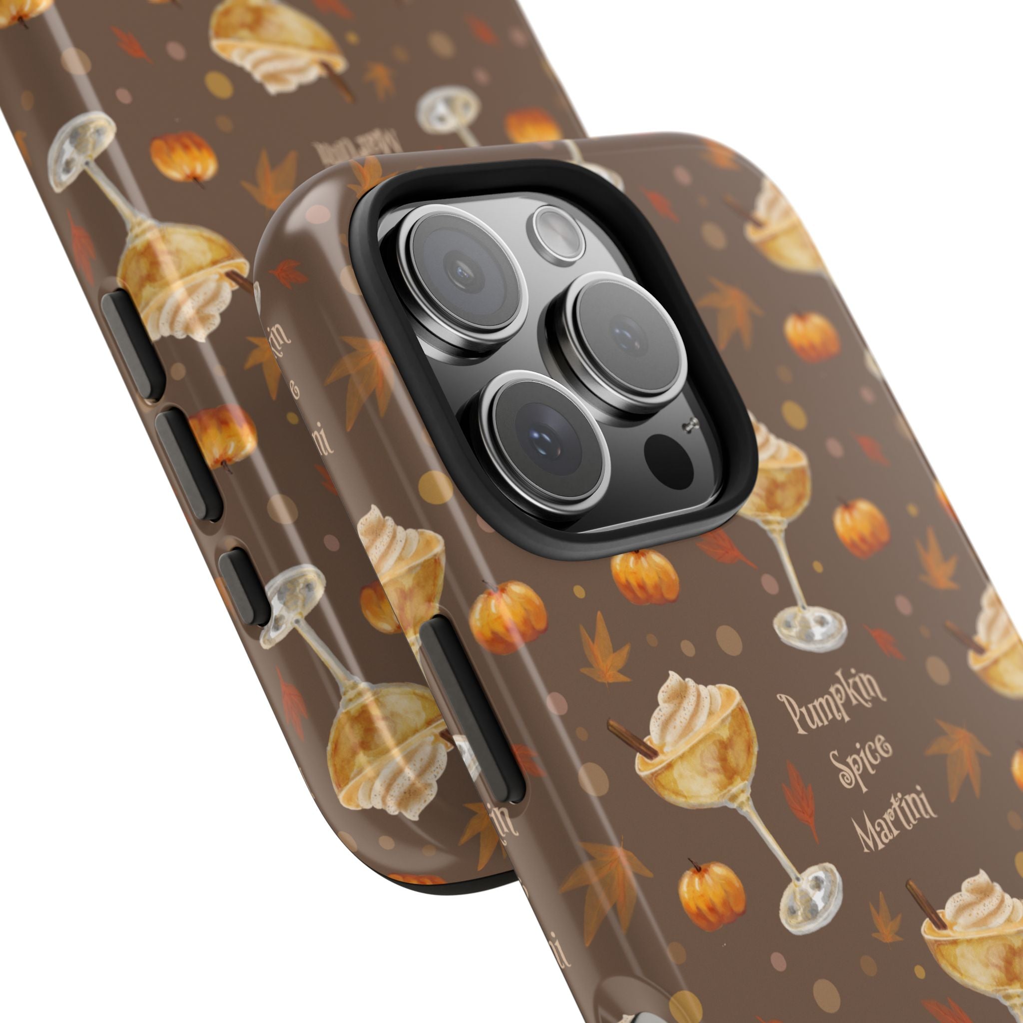 Pumpkin Spice Martini Tough Phone Case — Brown Pumpkin Collection Inspired Design