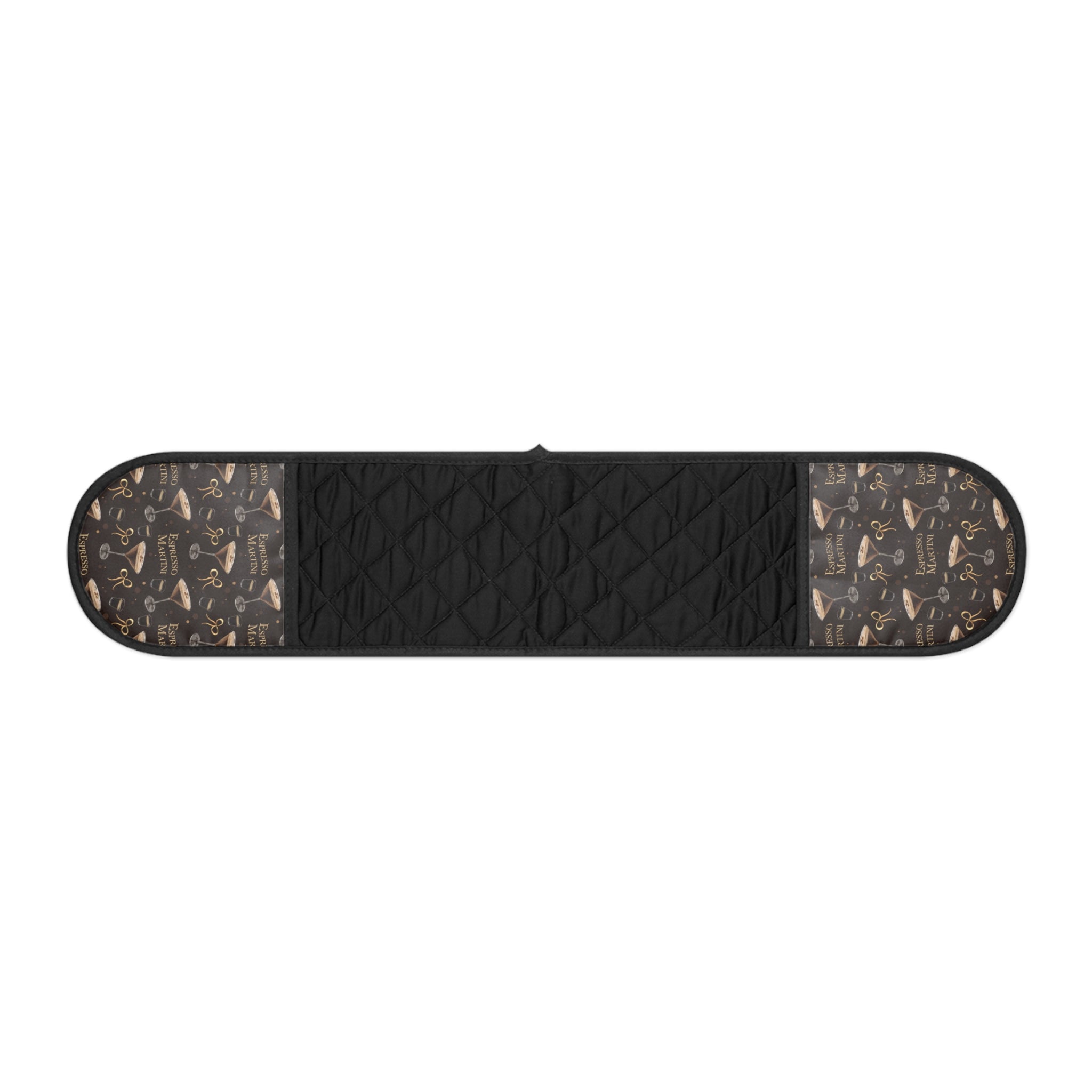 Espresso Martini Double Oven Mitt — Dark Brown Espresso Collection Inspired Design