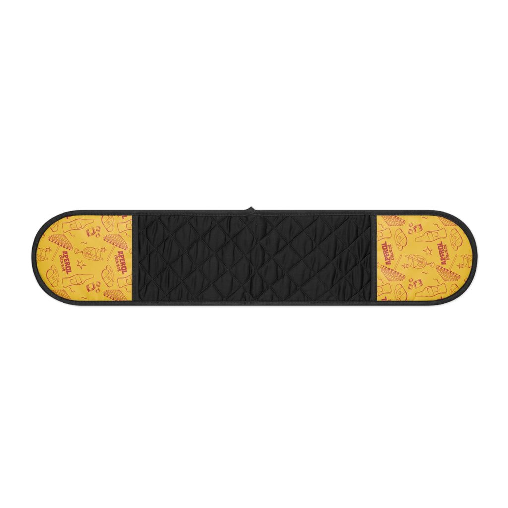 Aperol Brunch Yellow Double Oven Mitt — Yellow Aperol Inspired Design