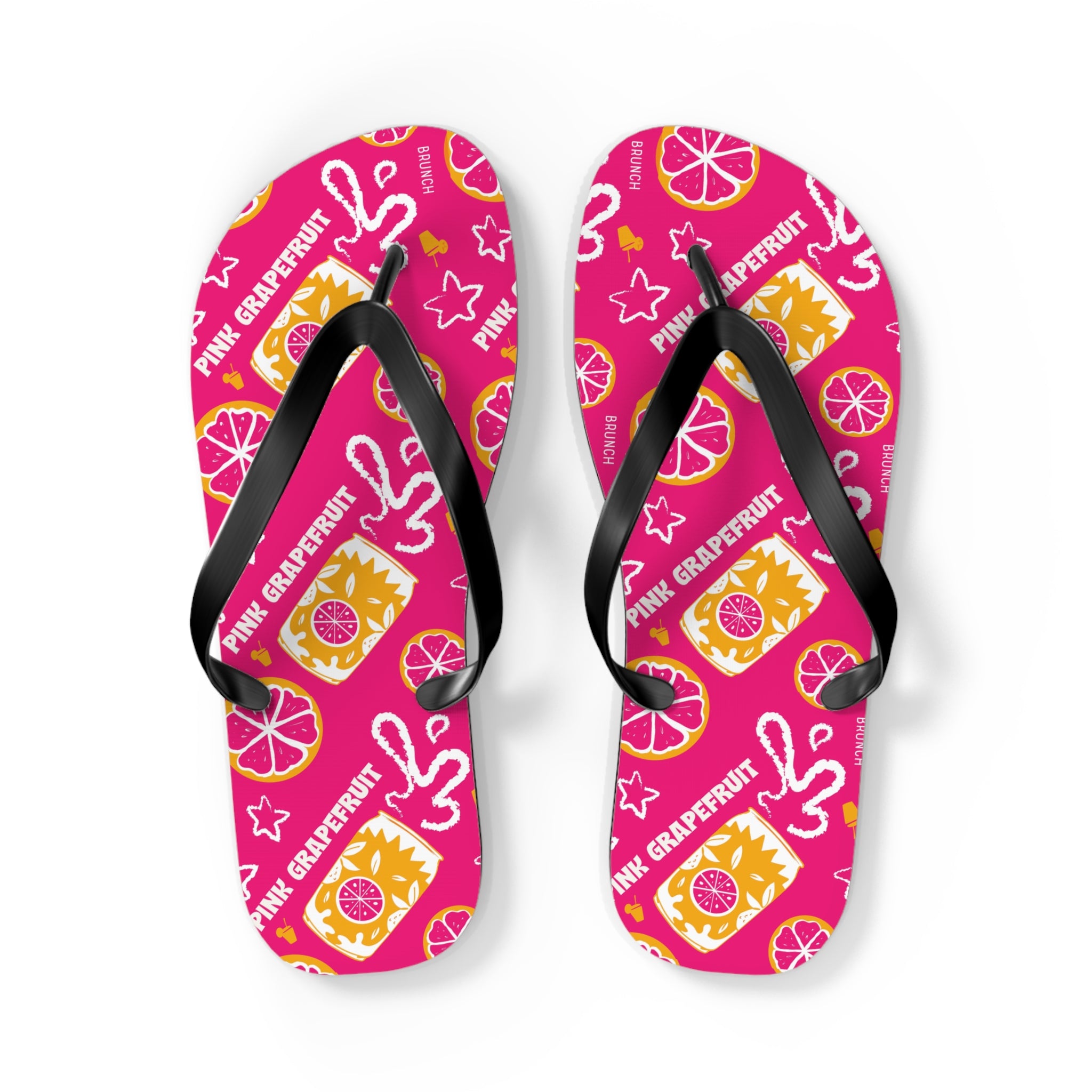 Pink Grapefruit Fruit Flip Flops – Pink Grapefruit Collection Inspired Design