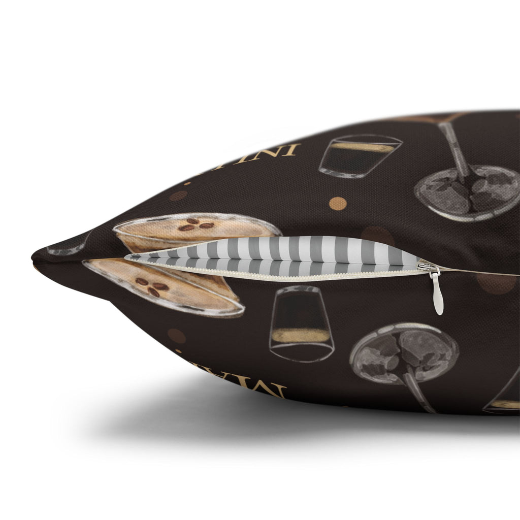 Espresso Martini Pillowcase — Dark Brown Espresso Collection Inspired Design