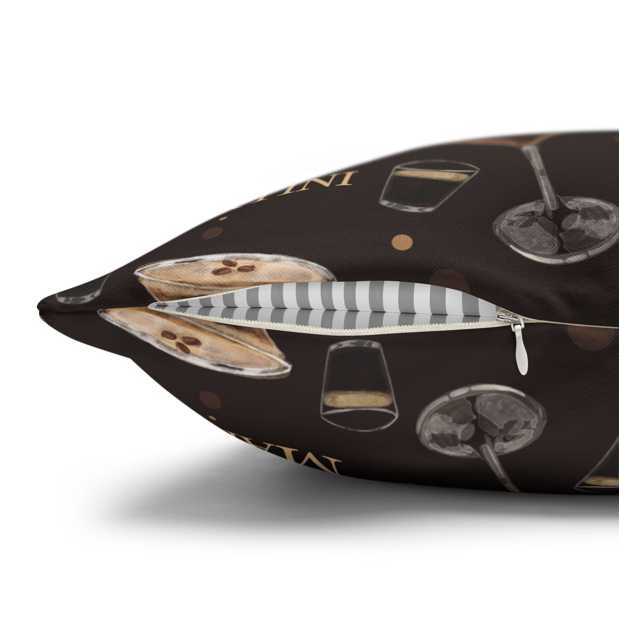 Espresso Martini Pillowcase — Dark Brown Espresso Collection Inspired Design