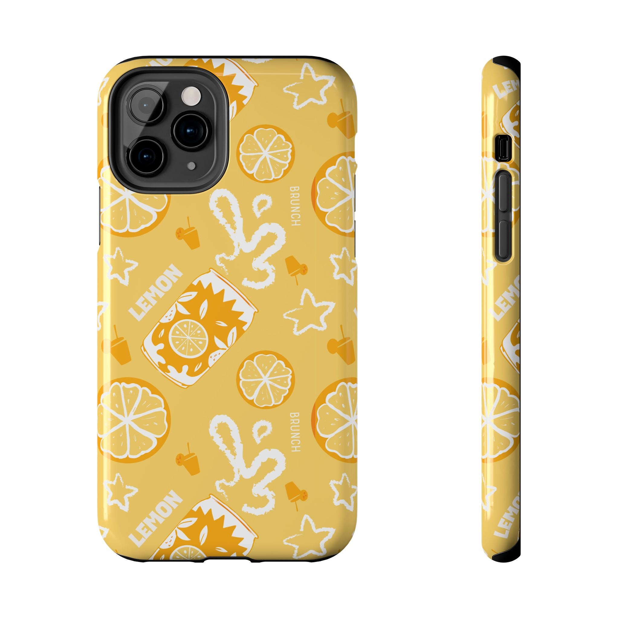 Lemon Brunch Tough Phone Case — Citrus Summer Pattern