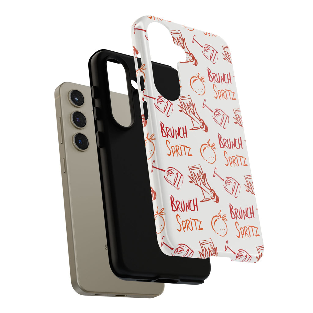Brunch Spritz Phone Case — Red & Orange Aperol Inspired Design