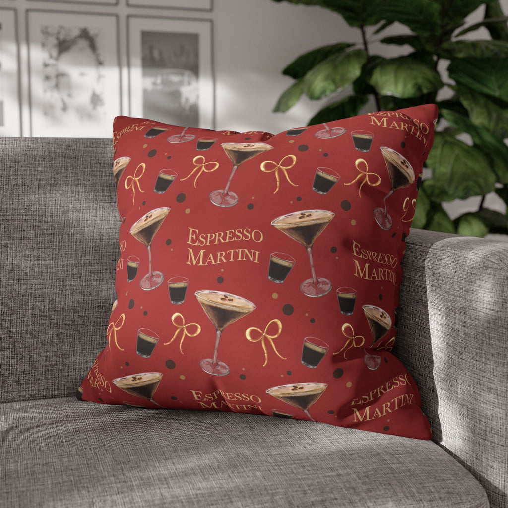 Espresso Martini Pillowcase — Red Espresso Collection Inspired Design