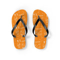 Cin Cin Orange Flip Flops — Orange Cin Cin Collection Inspired Design