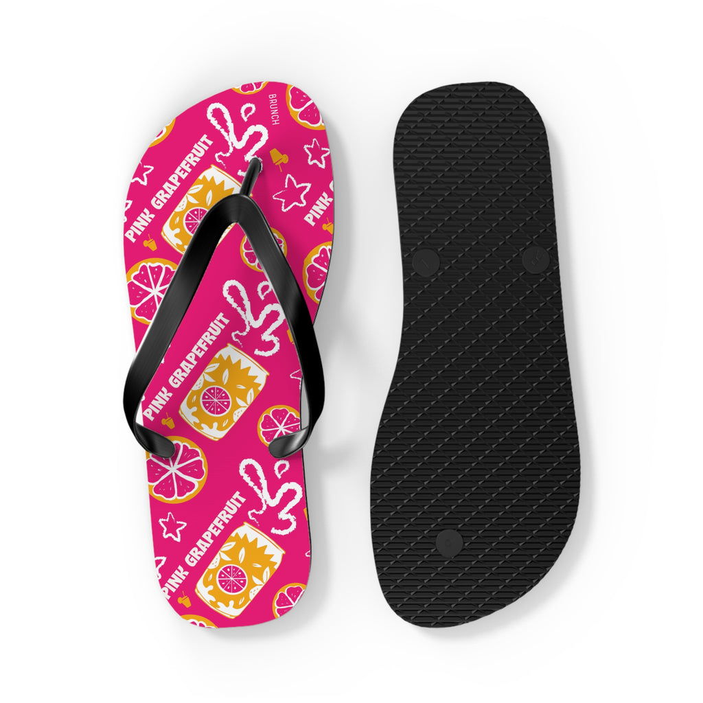 Pink Grapefruit Fruit Flip Flops – Pink Grapefruit Collection Inspired Design