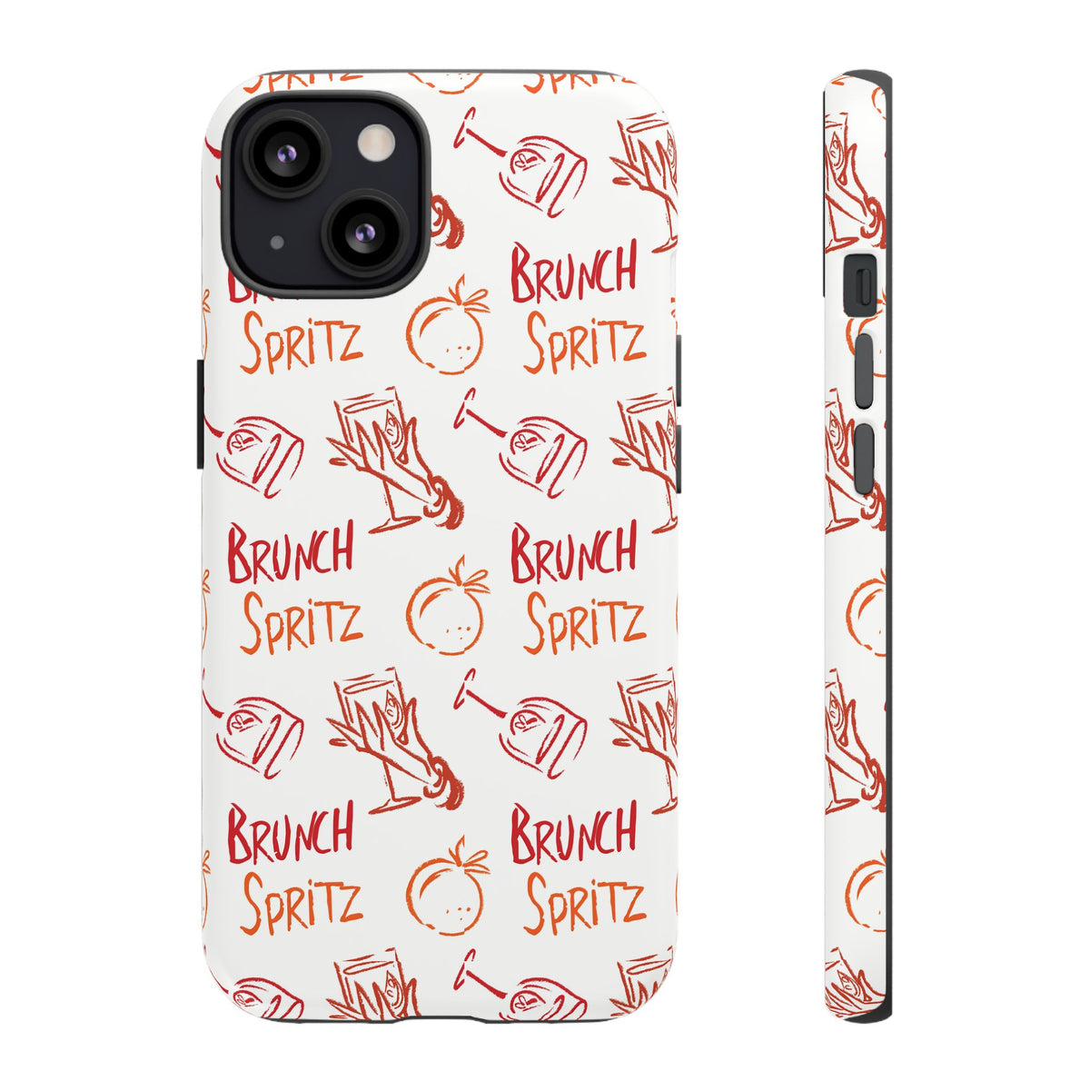 Brunch Spritz Phone Case — Red & Orange Aperol Inspired Design