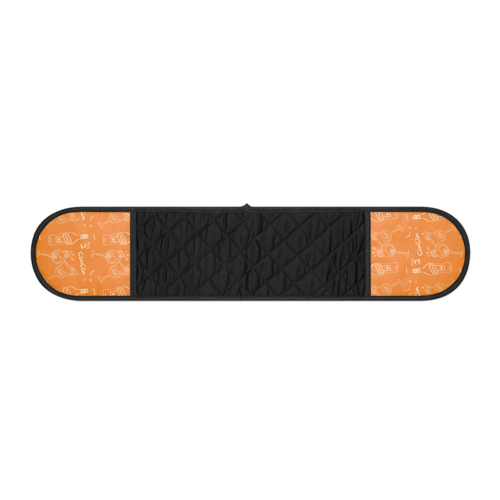 CinCin Double Oven Mitt — Orange Aperol Kitchen Decor