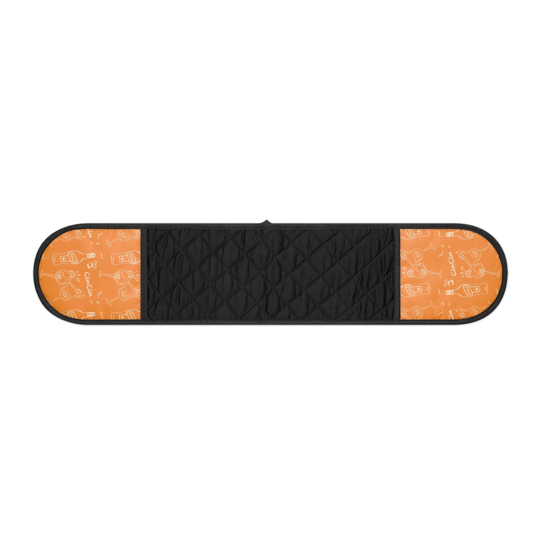 CinCin Double Oven Mitt — Orange Aperol Kitchen Decor