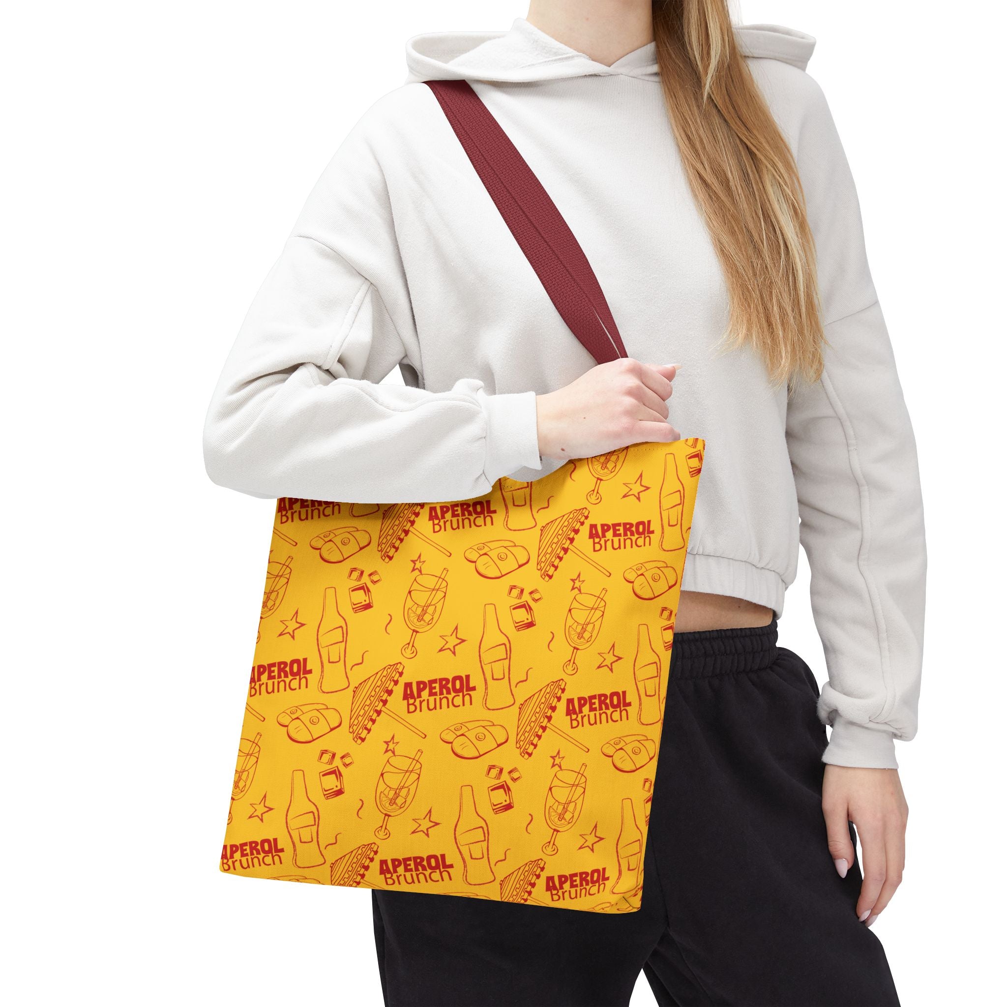 Aperol Spritz Tote Bag – Yellow & Red Aperol Inpired Design
