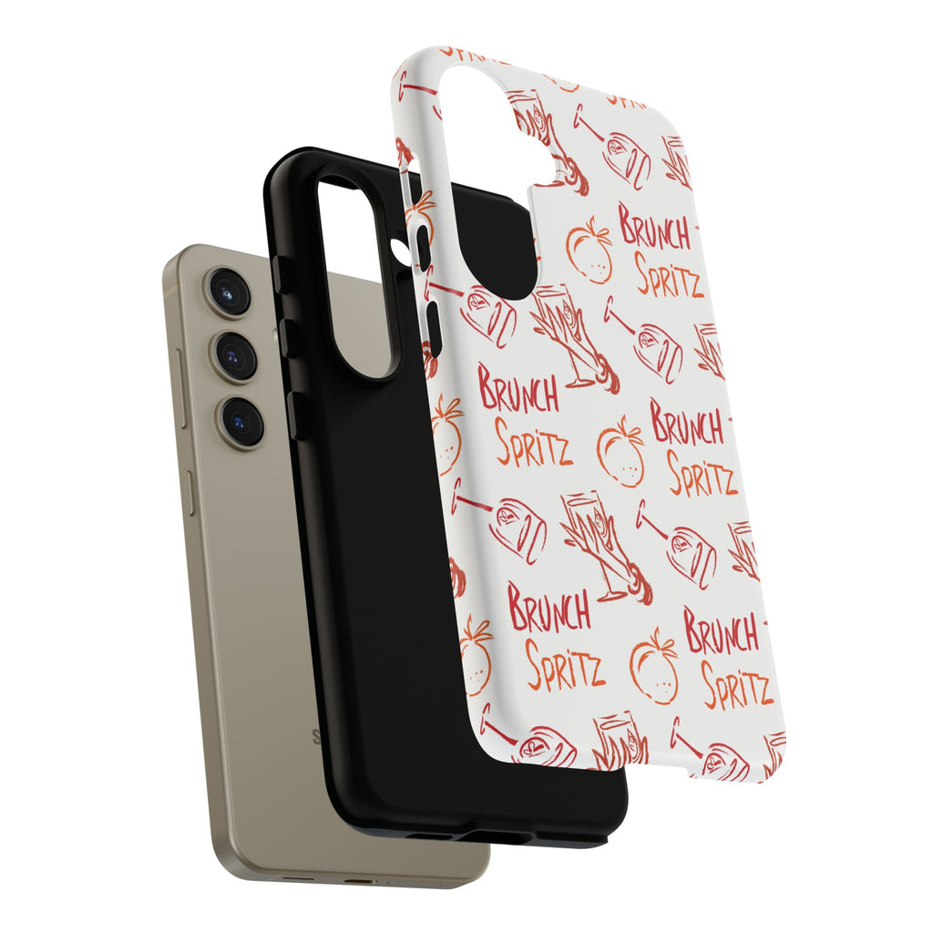 Brunch Spritz Phone Case — Red & Orange Aperol Inspired Design