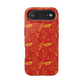 Red Aperol Brunch Tough Phone Case — Citrus Cocktail Protective Cover