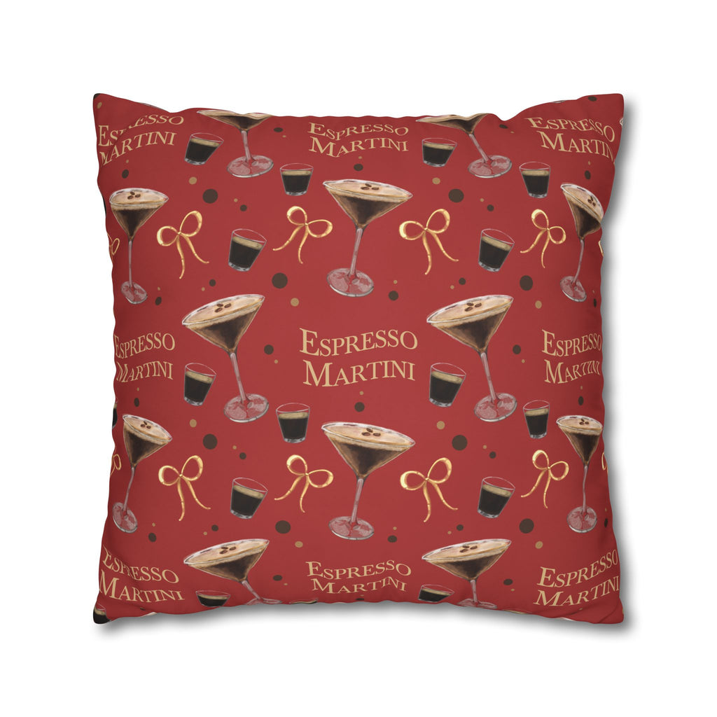 Espresso Martini Pillowcase — Red Espresso Collection Inspired Design