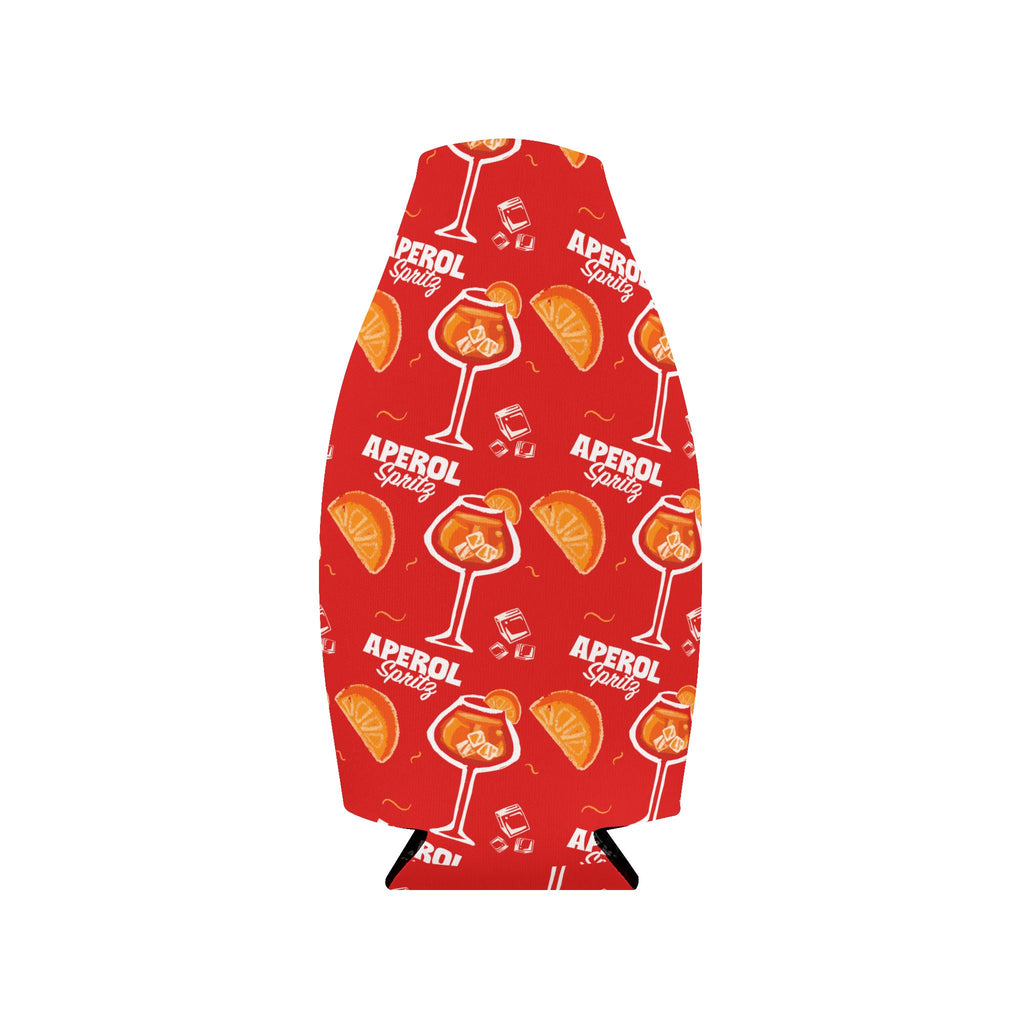 Aperol Spritz Zip-Up Bottle Cooler Sleeve — Aperol Red Collection Inspired Design