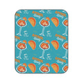 Aperol Spritz Picnic Blanket — Turquoise Aperol Inspired Design