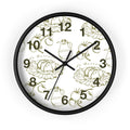 10" Italian Kitchen Wall Clock - Burrata & Olive Oil Design