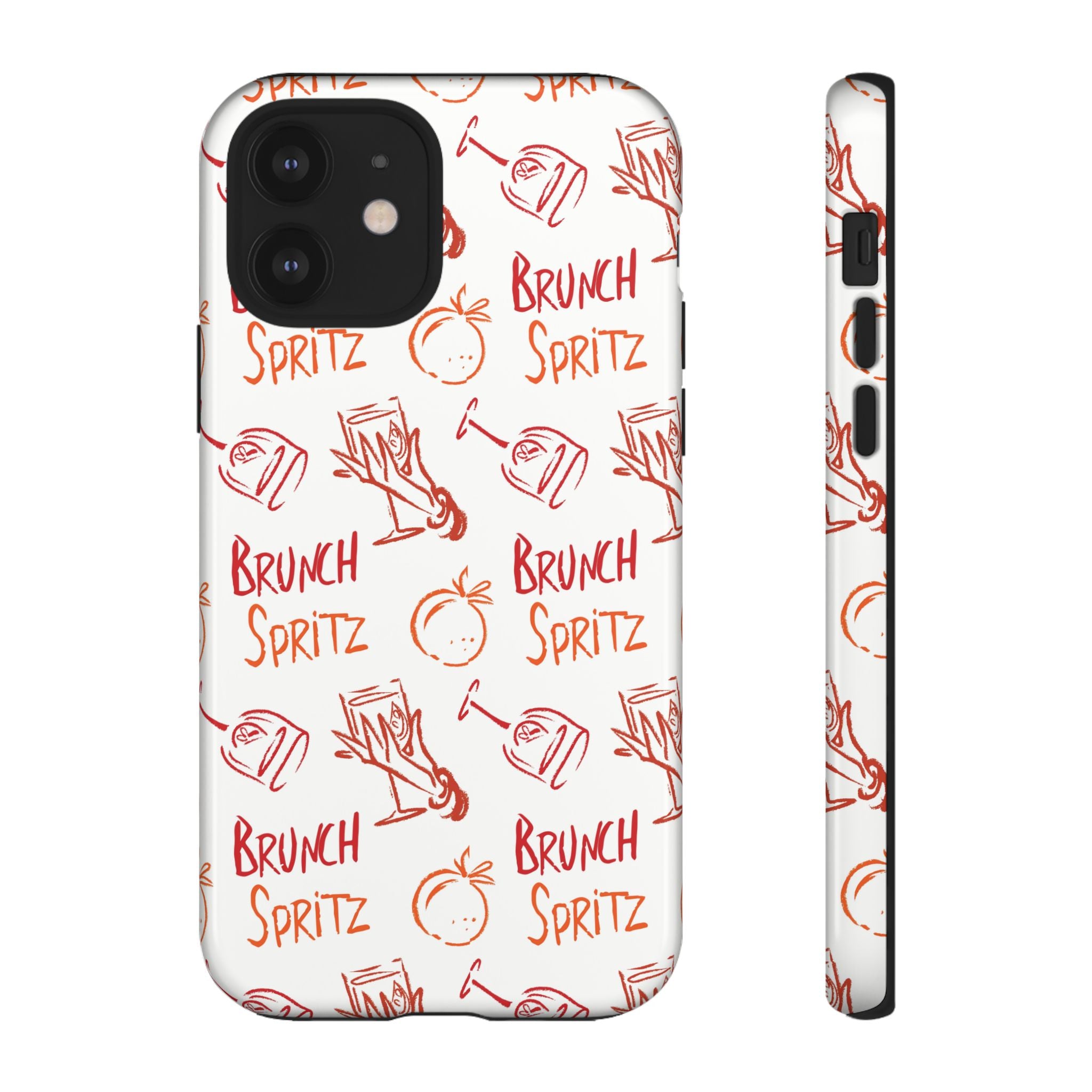 Brunch Spritz Phone Case — Red & Orange Aperol Inspired Design