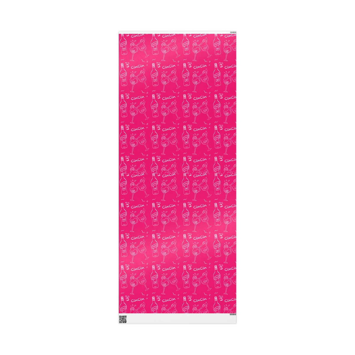 Cin Cin Peel Wrapping Paper Roll — Pink Cin Cin Collection Inspired Design
