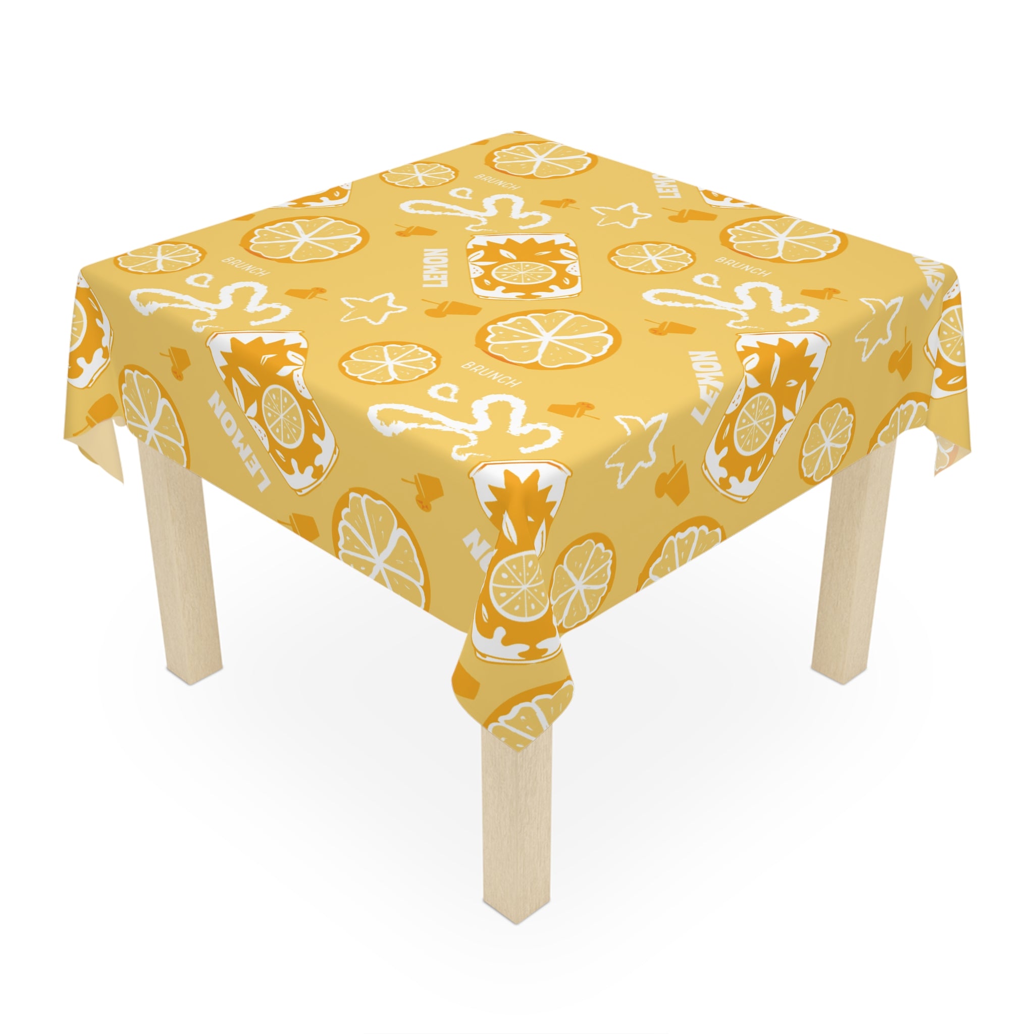 Lemon Brunch Collection Tablecloth — Lemon Brunch Inspired Design