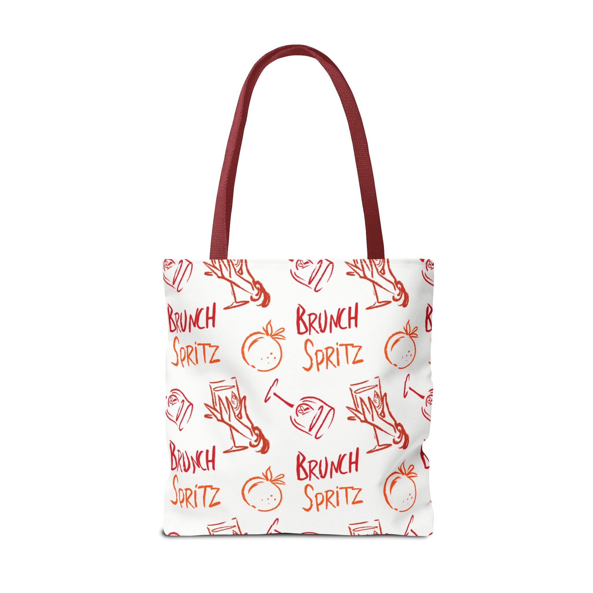 Brunch Spritz Pattern Tote Bag - Citrus All-Over Print