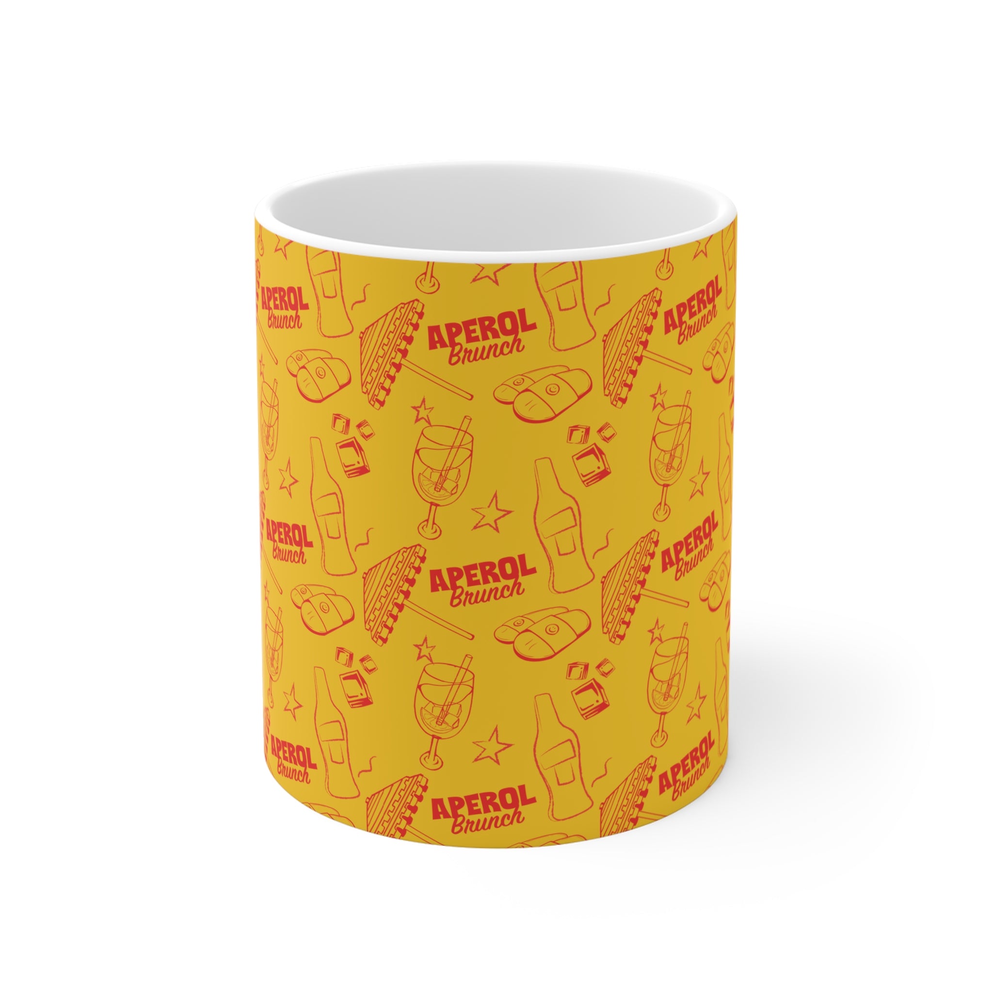 Aperol Brunch 11oz Coffee Mug — Aperol Yellow Collection Inspired Design