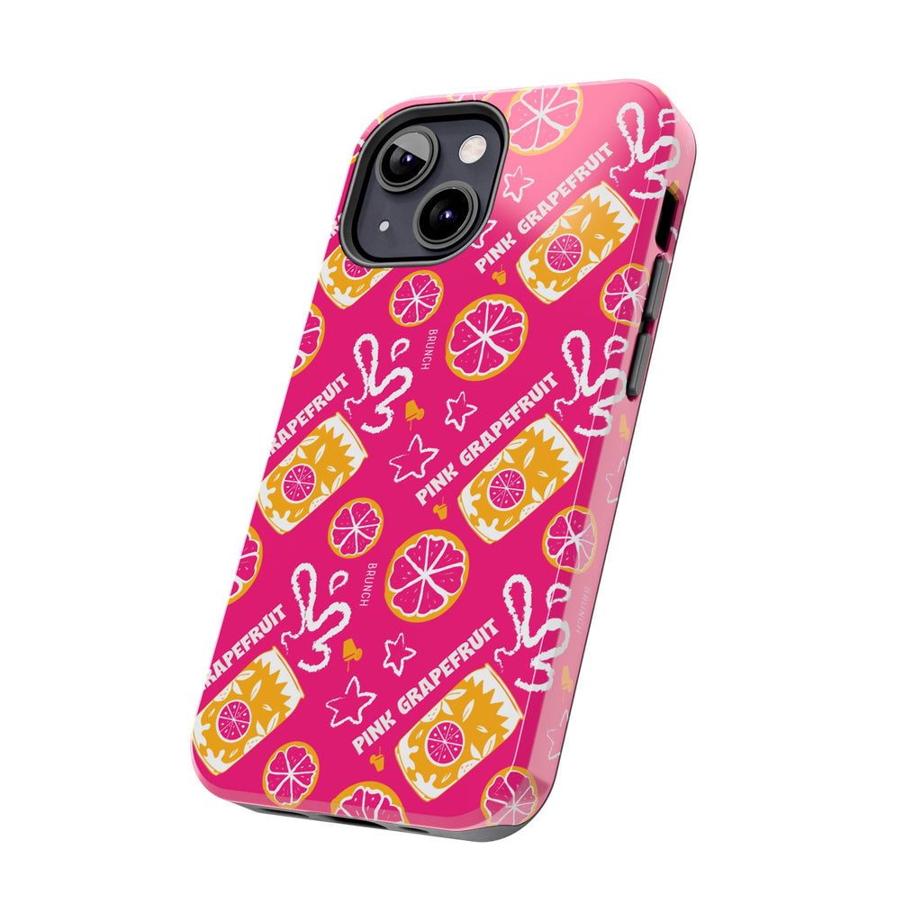 Pink Grapefruit Fruit CollectionTough Phone Case — Pink Aperol Inspired Design