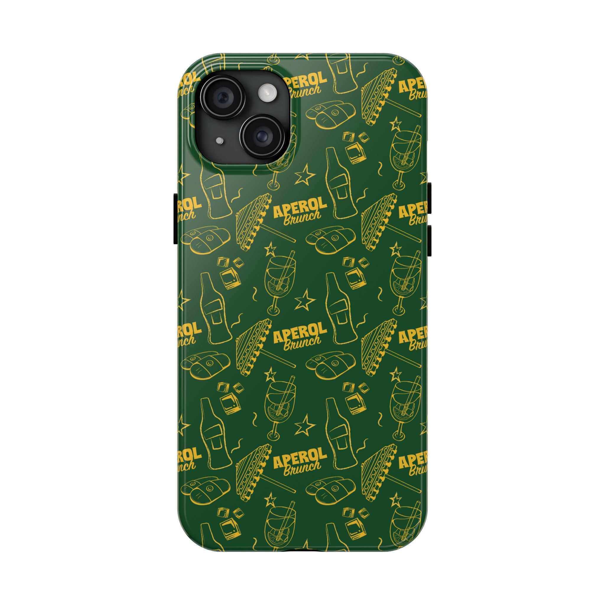 Aperol Brunch Tough Phone Case — Citrus Cocktail Protective Cover