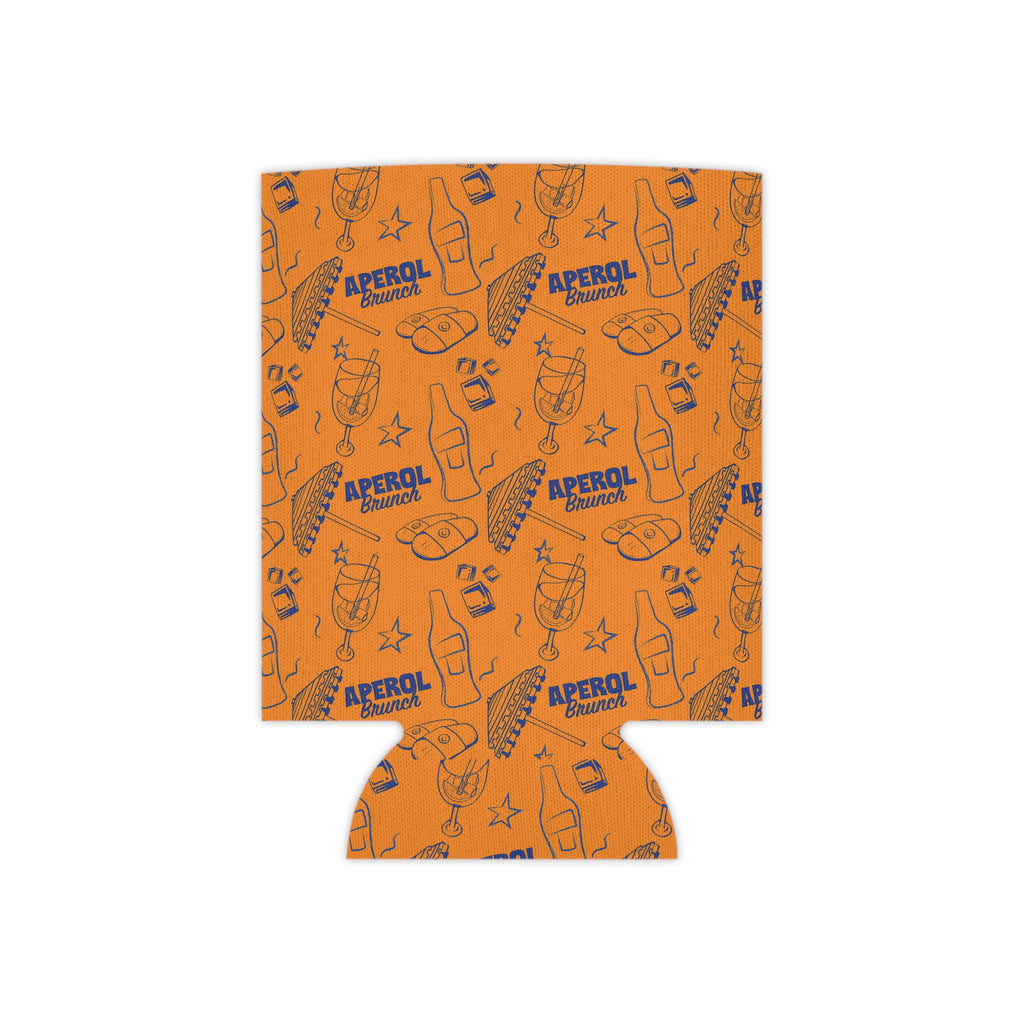 Aperol Brunch Can Cooler – Orange and Blue Aperol Inspired Design