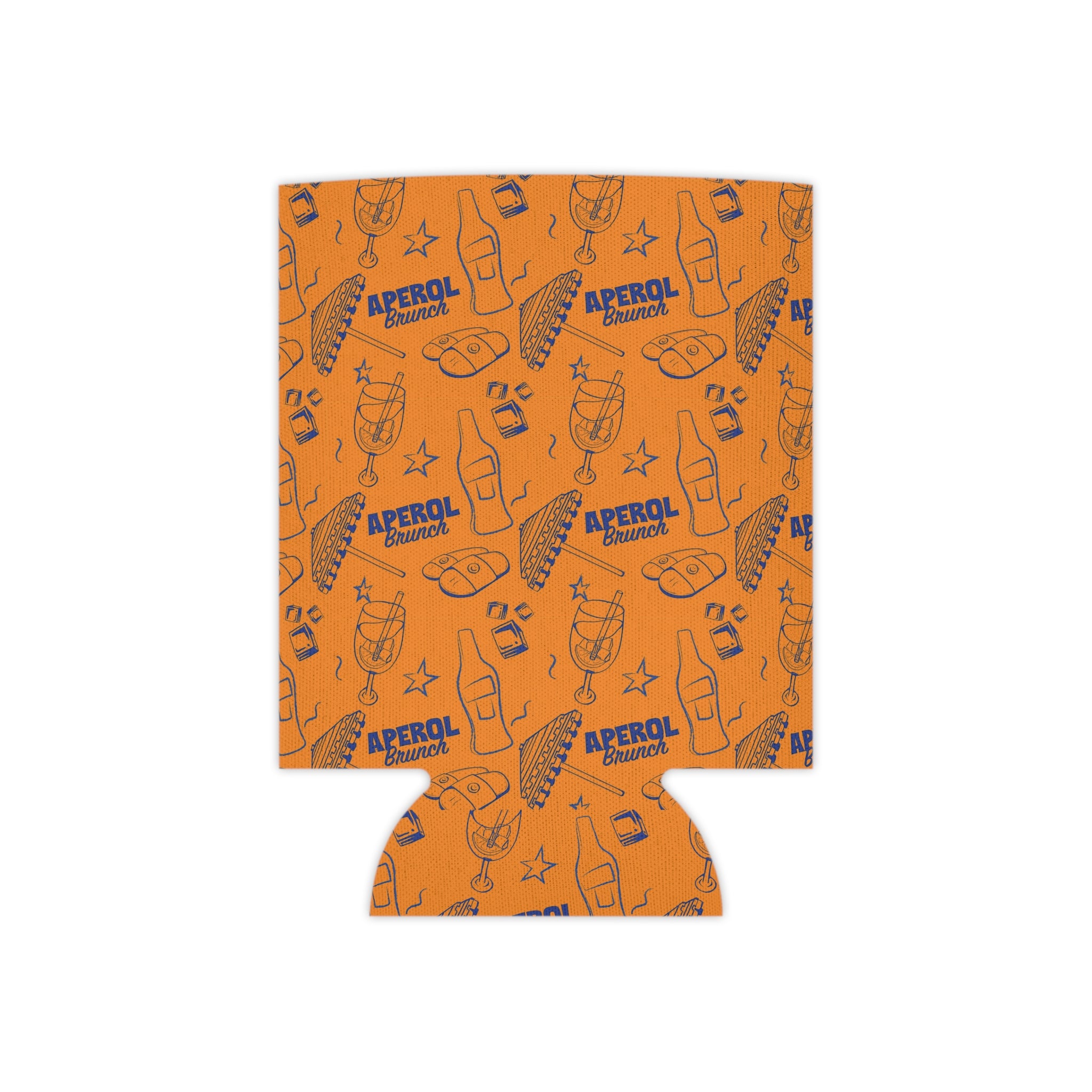 Aperol Brunch Can Cooler – Orange and Blue Aperol Inspired Design
