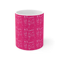 Cin Cin 11oz Coffee Mug — Pink Cin Cin Collection Inspired Design