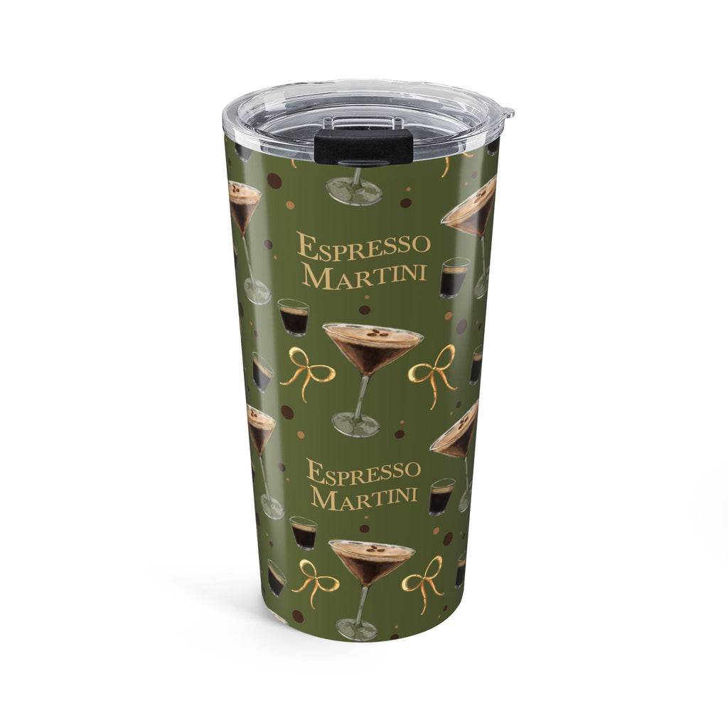 Espresso Martini 20oz Tumbler – Olive Green Espresso Collection Inspired Design