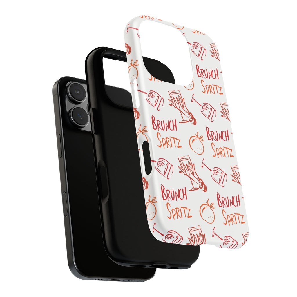 Brunch Spritz Phone Case — Red & Orange Aperol Inspired Design