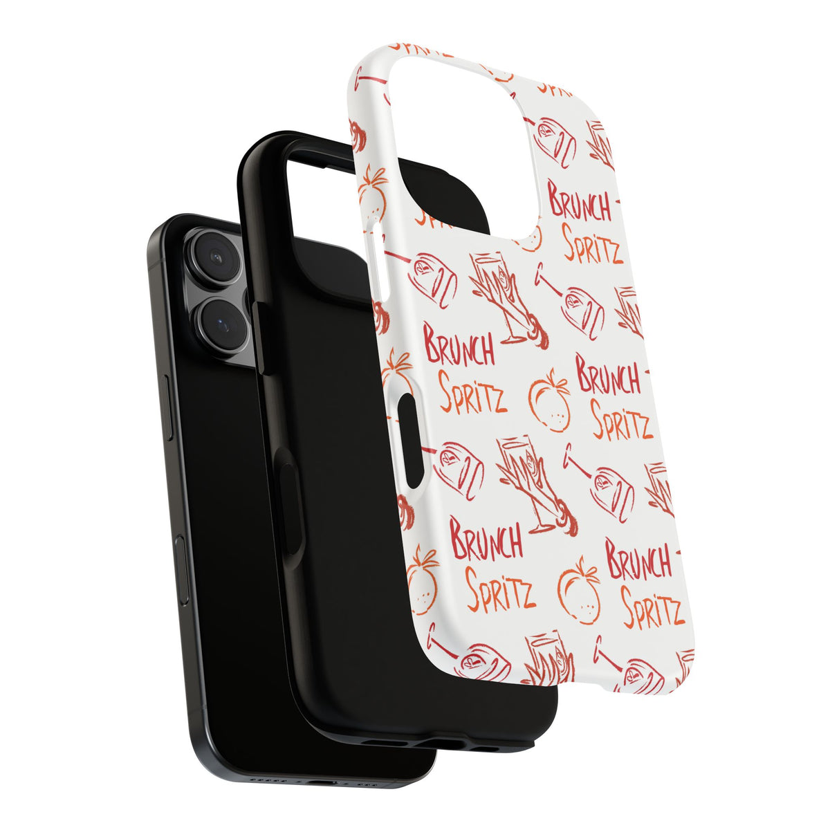 Brunch Spritz Phone Case — Red & Orange Aperol Inspired Design