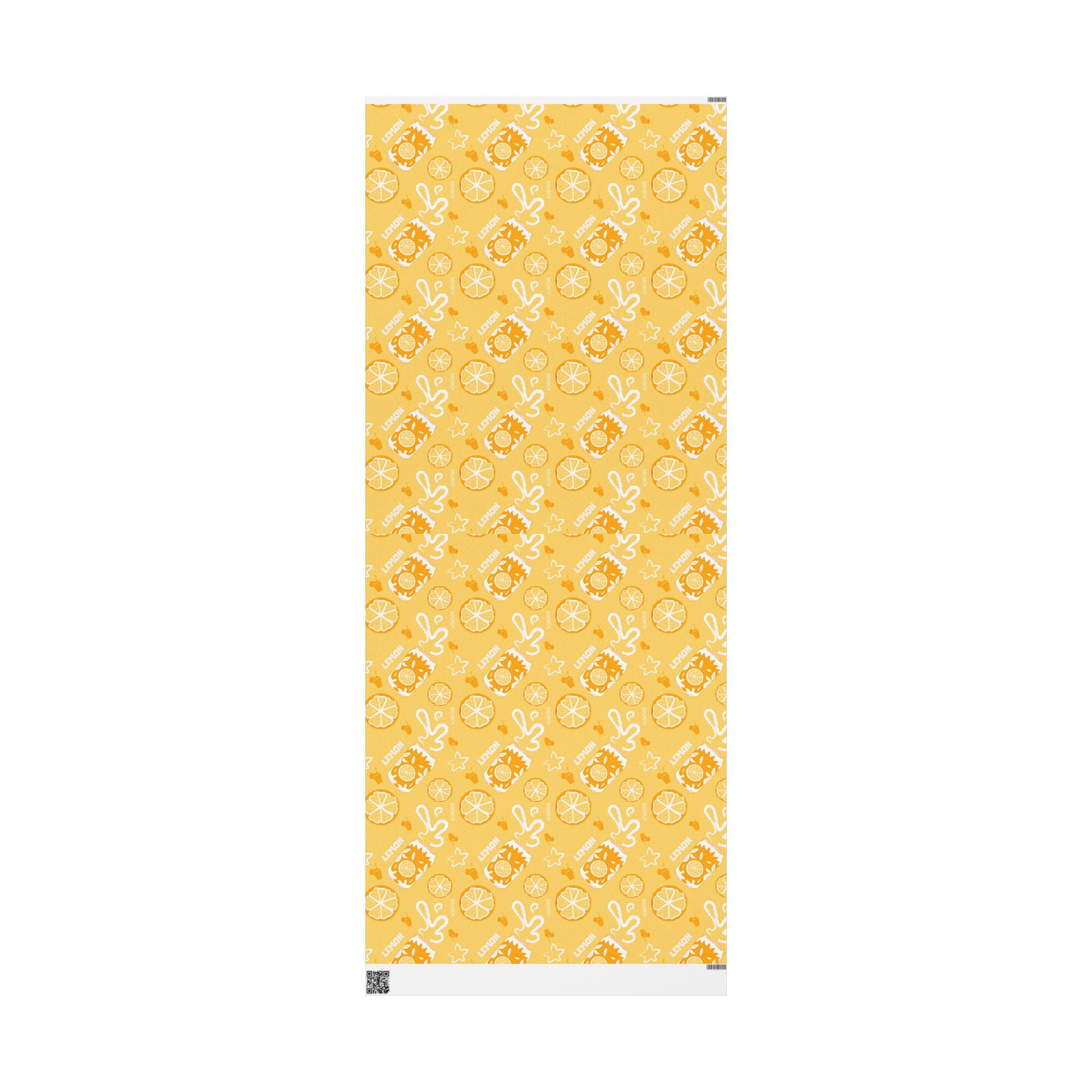 Lemon Fruit Brunch Peel Wrapping Paper Roll — Lemon Brunch Collection Inspired Design