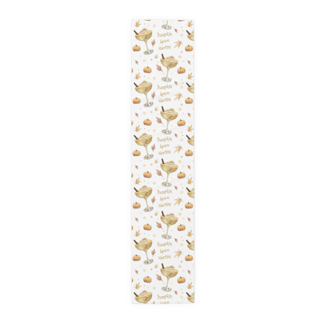 Pumpkin Spice Martini Table Runner — White Pumpkin Collection Inspired Design
