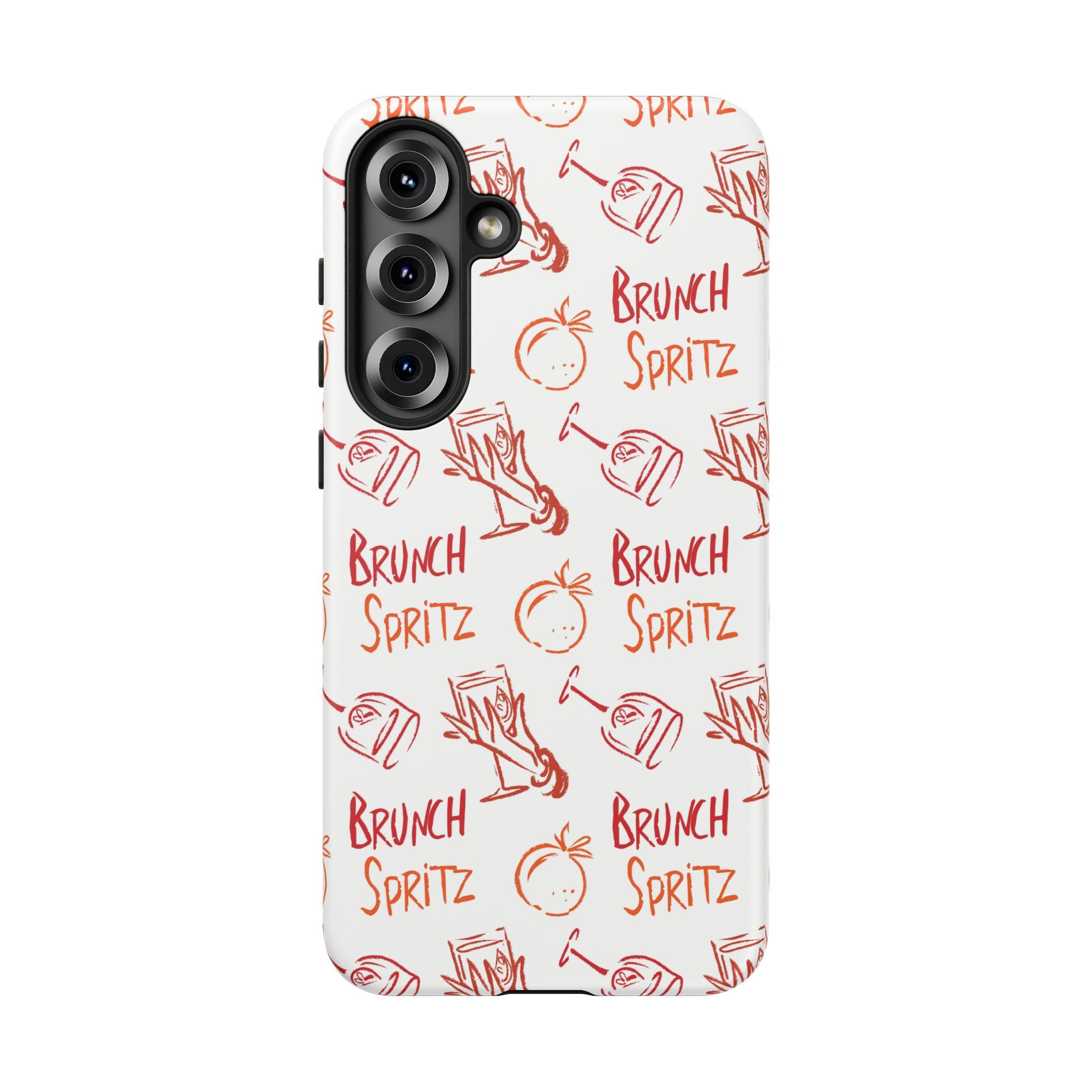 Brunch Spritz Phone Case — Red & Orange Aperol Inspired Design