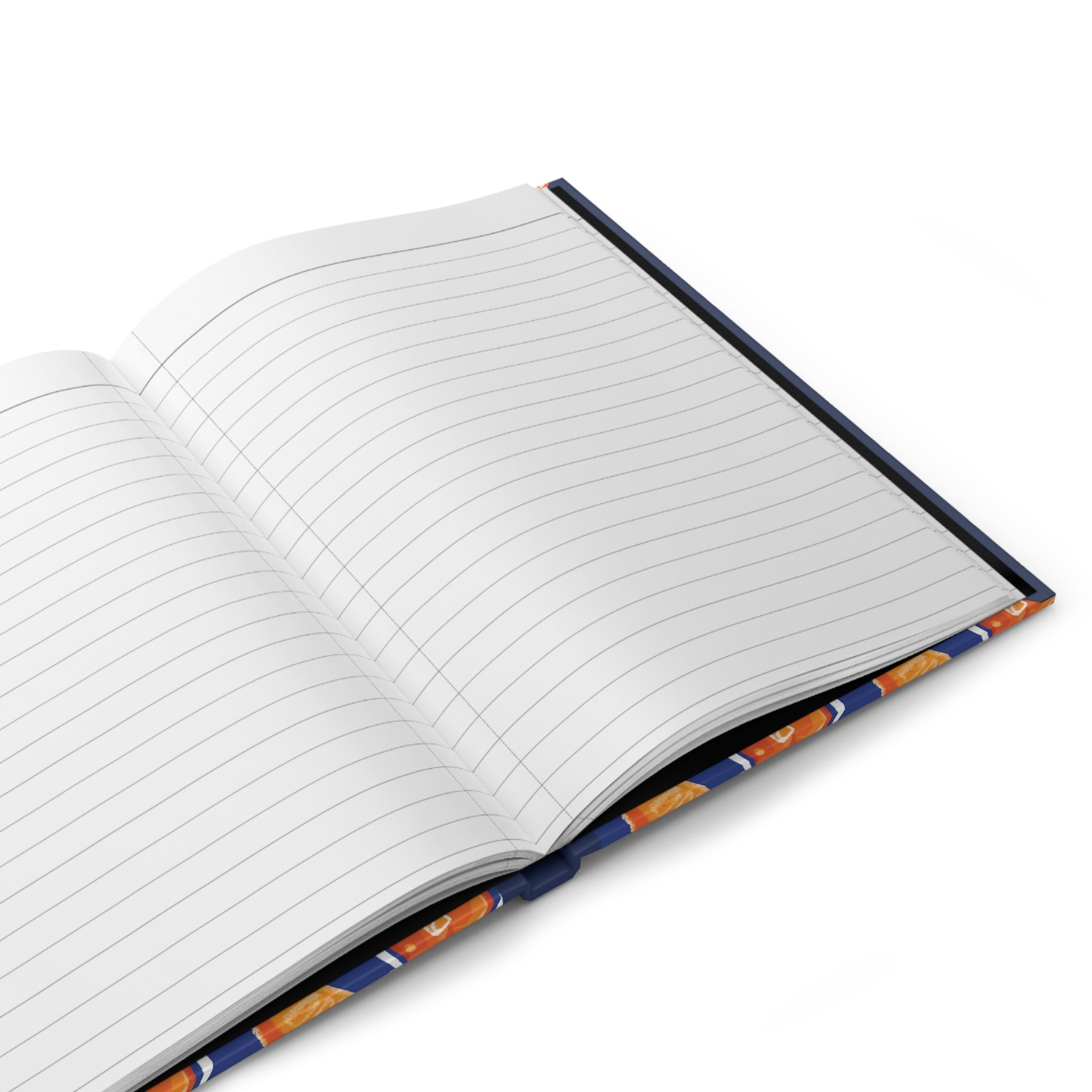 Aperol Spritz Pattern Hardcover Journal — Cocktail Recipe & Summer Notes