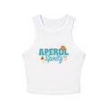 Aperol Spritz Cocktail Tank Top — Turquoise Aperol Inspired Design