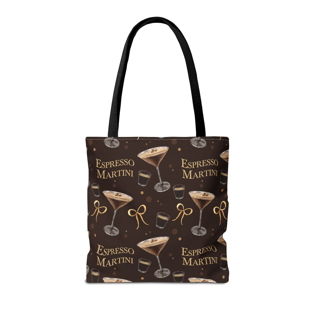 Espresso Martini Tote Bag — Dark Brown Espresso Collection Inspired Design