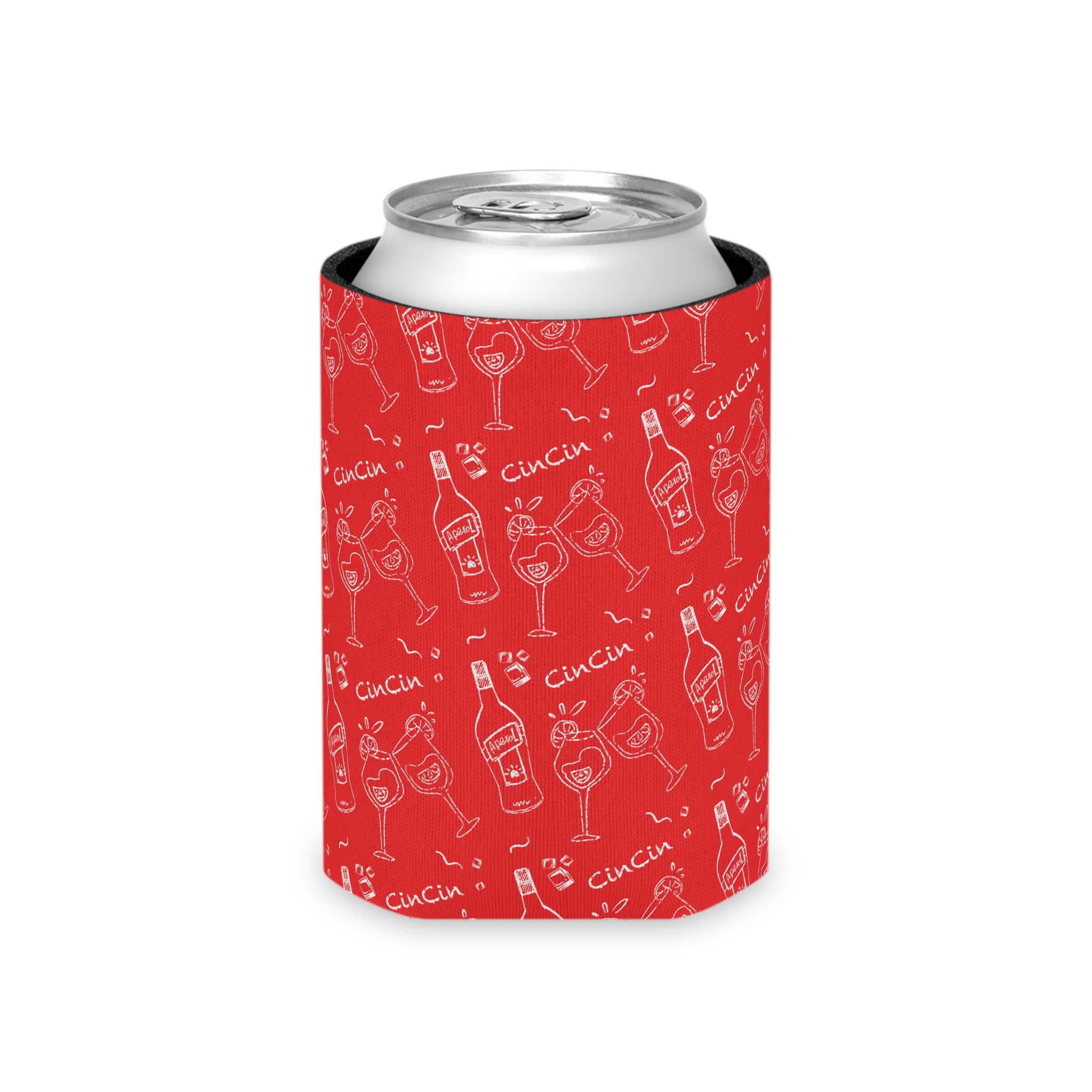 Cin Cin Red Collection Can Cooler – Red Aperol Inspired Design