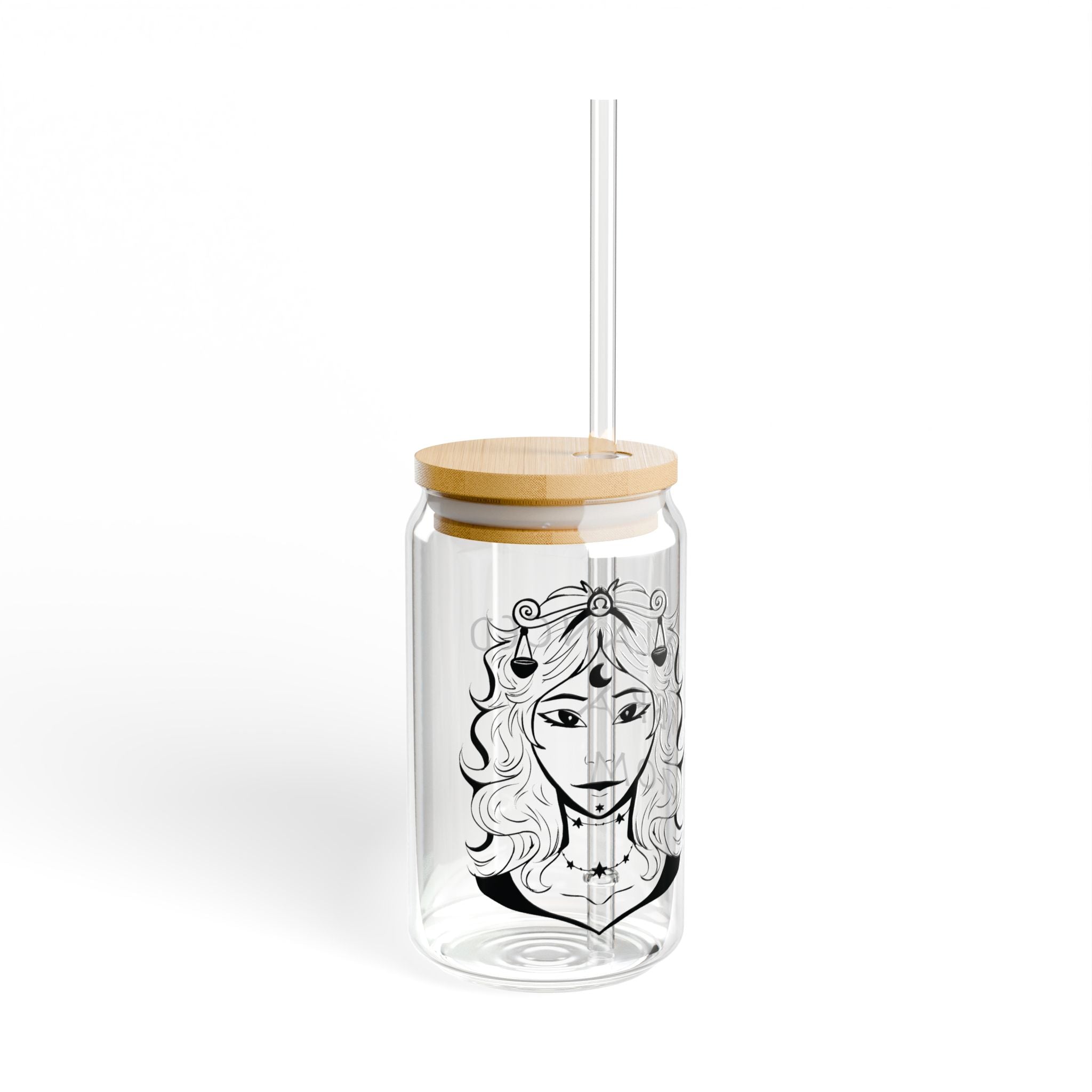 Libra Mom Glass Cup – 16oz Zodiac Gift for Mom | Astrology Drinkware