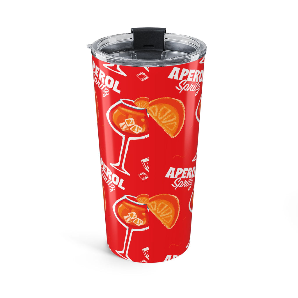 Aperol Spritz Inspired 20oz Tumbler | Red Cocktail Travel Mug | Stainless Steel Insulated Cup | Summer Drinkware | Hostess Gift