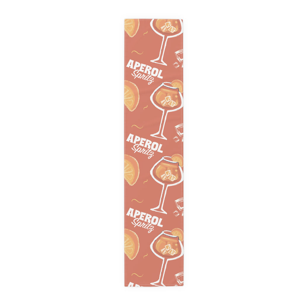 Aperol Spritz Table Runner — Aperol Red Collection Inspired Design
