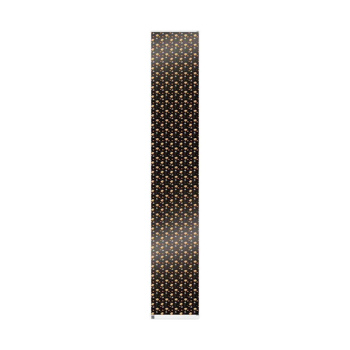 Pumpkin Spice Martini Wrapping Paper Roll – Black Pumpkin Collection Inspired Design
